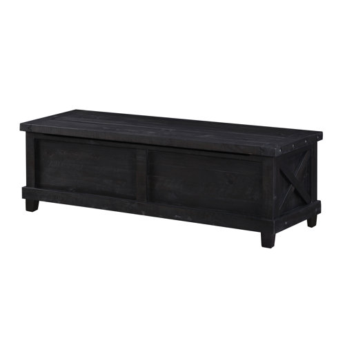 Laurel Foundry Modern Farmhouse Kilby Solid Wood Storage Bench